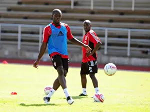 Bristol City's John Akinde: Intense Focus in Training