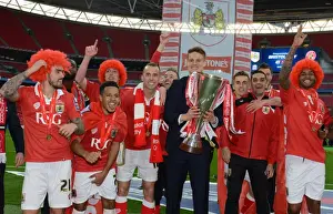 March Prints: Bristol City's Johnstone Paint Trophy Triumph: Celebrating Victory at Wembley