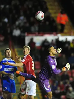 Framed Print : Bristol City's Jon Stead in Action: Npower Championship Showdown Against Reading at Ashton Gate (19 / 10 / 2010) Framed Print : Bristol City's Jon Stead in Action: Npower Championship Showdown Against Reading at Ashton Gate (19 / 10 / 2010)