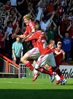 Bristol City V Nottingham Forest Prints: Bristol City's Jon Stead Celebrates Championship Victory Over Nottingham Forest (25-04-2011)