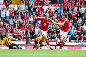 Bristol City's Jon Stead Scores Opening Goal Against Hull City in Championship Match