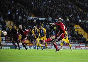 Images Dated 21st August 2012: Bristol City's Jon Stead Scores Penalty Against Crystal Palace in 2012 Championship Match