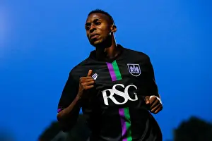 Yeovil Town V Bristol City Prints: Bristol City's Jonathan Kodjia Observes Pre-Season Match at Huish Park Stadium