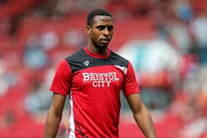Images Dated 30th July 2016: Bristol City's Jonathan Kodjia Ponders at Ashton Gate During Pre-Season Clash Against Portsmouth