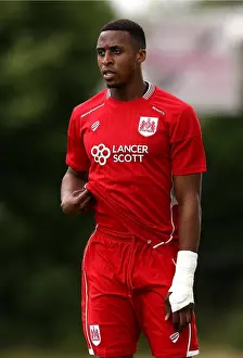 The Grove Prints: Bristol City's Jonathan Kodjia in Pre-Season Action Against Hengrove Athletic