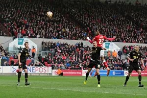 Images Dated 19th March 2016: Bristol City's Jonathan Kodjia Scores Fifth Goal in 5-0 Rout Against Bolton Wanderers (190316)