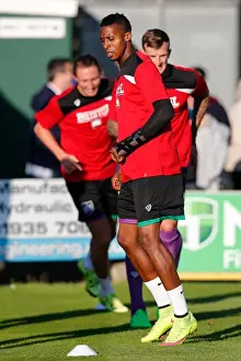 Framed Print : Bristol City's Jonathan Kodjia Scores at Huish Park against Yeovil Town (30.07.2015) Framed Print : Bristol City's Jonathan Kodjia Scores at Huish Park against Yeovil Town (30.07.2015)