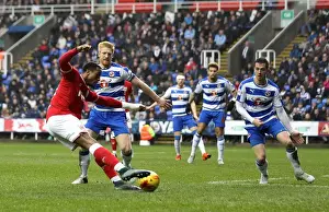 Reading V Bristol City Prints: Bristol City's Jonathan Kodjia Throws a Shot On Target Against Reading, 2016