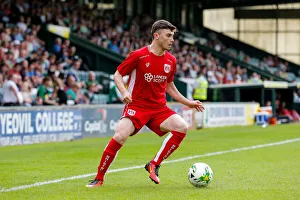 League Two Prints: Bristol City's Jonny Smith in Action against Yeovil Town