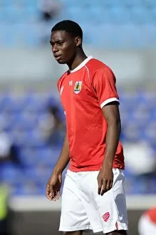 Images Dated 21st July 2014: Bristol City's Jordan Wynter in Action Against Extension Gunners in Botswana, 2014