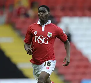 Bristol City's Jordan Wynter in Action against Oxford United in Capital One Cup First Round at Ashton Gate