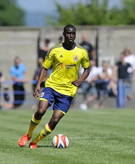 Bristol City's Jordan Wynter in Pre-Season Action Against Clevedon Town, 2013