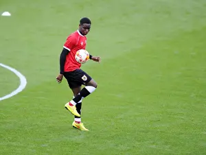 Whaddon Road Prints: Bristol City's Jordan Wynter in Pre-Season Action vs Cheltenham Town