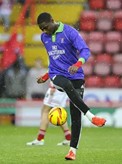 Bristol City V Watford FA Cup Prints: Bristol City's Jordan Wynter Warming Up Ahead of FA Cup Clash Against Watford