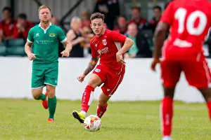 Bristol City's Josh Brownhill in Action during Pre-Season Community Match vs Hengrove Athletic