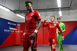 Bristol City V Sheffield Wednesday Prints: Bristol City's Josh Brownhill Emerges from Tunnel before Kick-off vs Sheffield Wednesday