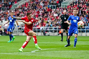 Bristol City V Birmingham City Prints: Bristol City's Josh Brownhill Scores Dramatic Winner Against Birmingham City (Bristol City v Birmingham City)