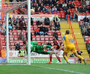 Bristol City's Karleigh Osborne Denied by Preston North End's Declan Rudd