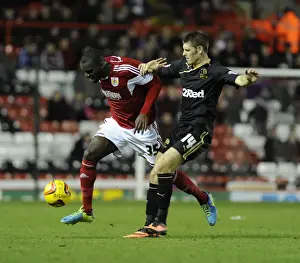 Bristol City V Crawley Town Prints: Bristol City's Karleigh Osborne Faces Off Against Jamie Proctor in Football Debut - Ashton Gate