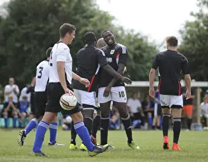 Portishead V Bristol City Prints: Bristol City's Karleigh Osborne and Jay Emmanuel-Thomas Celebrate Goal in Portishead Town vs