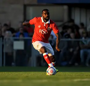 Framed Print : Bristol City's Karleigh Osborne in Pre-Season Action at Weston Super Mare's Woodspring Stadium (09.07.2014) Framed Print : Bristol City's Karleigh Osborne in Pre-Season Action at Weston Super Mare's Woodspring Stadium (09.07.2014)
