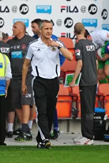 Images Dated 1st October 2011: Bristol City's Keith Millen Faces Blackpool in League Cup Clash on October 1, 2011