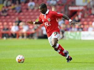 Bristol City's Kieran Agard in Action at Ashton Gate