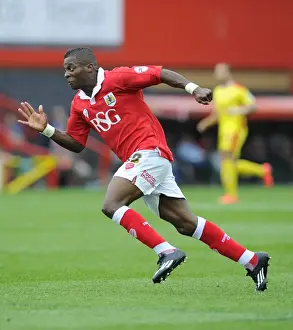 Bristol City V MK Dons Prints: Bristol City's Kieran Agard in Action During Bristol City v MK Dons