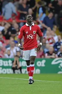 Bristol City's Kieran Agard in Action during Sky Bet League One Match against Scunthorpe United