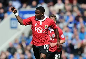 Chesterfield V Bristol City Prints: Bristol City's Kieran Agard Celebrates Goal Against Chesterfield, 2015