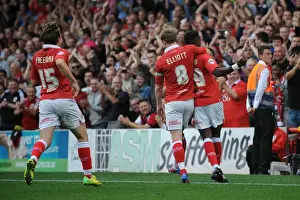 Bristol City's Kieran Agard: Euphoric Goal Celebration vs