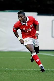 Bristol City V Oldham Athletic Prints: Bristol City's Kieran Agard: Euphoric Goal Celebration vs Oldham Athletic (Sky Bet League One)