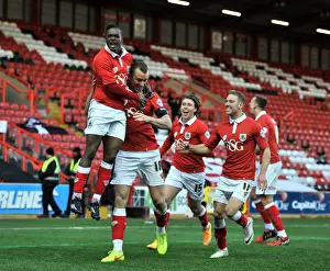 Bristol City V AFC Telford Prints: Bristol City's Kieran Agard: FA Cup Euphoria After Scoring the Winning Goal Against AFC Telford