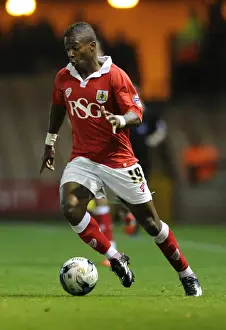 Port Vale V Bristol City Prints: Bristol Citys Kieran Agard - Photo mandatory by-line: Dougie Allward/JMP -16/09/2014 - SPORT - FOOTBALL