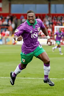 Bristol City's Kieran Agard Scores Brace: 1-2 Lead Over Fleetwood Town (September 2014)