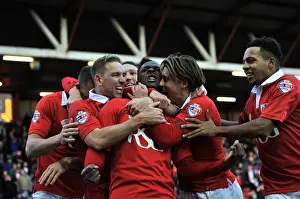 Bristol City V AFC Telford Prints: Bristol City's Kieran Agard Scores in FA Cup: Bristol City vs AFC Telford United