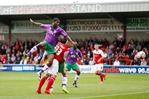Bristol City's Kieran Agard Scores at Fleetwood Town, 2014