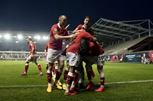 Swindon Prints: Bristol City's Kieran Agard Scores Game-winning Goal vs. Swindon Town