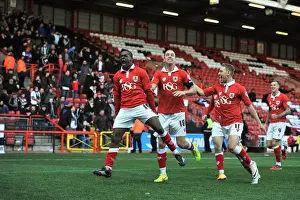 Bristol City V AFC Telford Prints: Bristol City's Kieran Agard Scores the Goal: FA Cup Match vs AFC Telford United