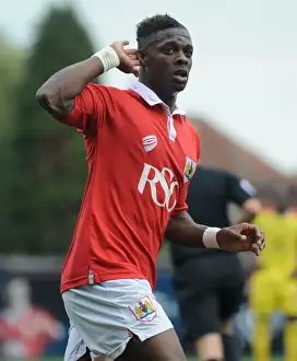 Bristol City V MK Dons Prints: Bristol City's Kieran Agard Scores Against MK Dons in Sky Bet League One, 2014