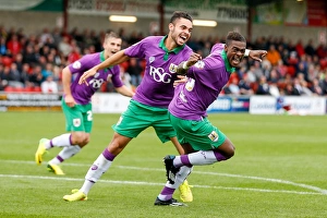 Bristol City's Kieran Agard Scores Second Goal, Takes 1-2 Lead Over Fleetwood Town