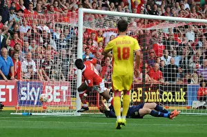 Bristol City's Kieran Agard Scores the Winning Goal Against MK Dons in Sky Bet League One