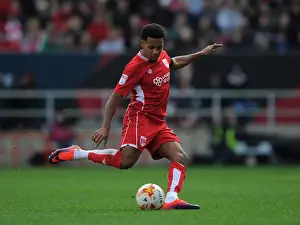 Bristol City V Blackburn Rovers Prints: Bristol City's Korey Smith in Action Against Blackburn Rovers at Ashton Gate Stadium