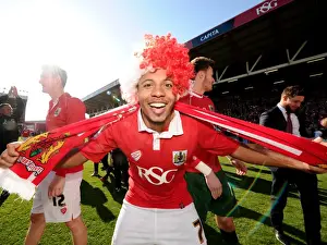 Bristol City V Coventry City (Champions) Prints: Bristol City's Korey Smith: Emotional Moment as Champions League One Title is Won at Ashton Gate