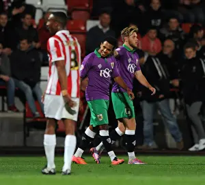 Bristol City's Korey Smith Scores Double: Cheltenham Town vs. Bristol City, Johnstone's Paint Trophy (Football)