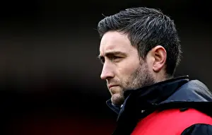 Nottingham Forest V Bristol City Prints: Bristol City's Lee Johnson at The City Ground During Nottingham Forest vs