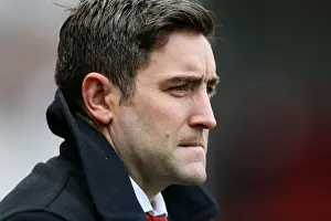 Third Round Prints: Bristol City's Lee Johnson Guides Team at Ashton Gate: FA Cup Battle against Fleetwood Town (07/01/2017)