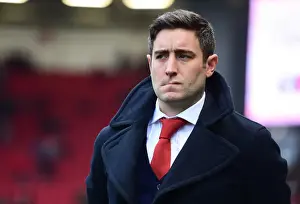 Bristol City V Fleetwood Town Prints: Bristol City's Lee Johnson Leads the Charge Against Fleetwood Town in FA Cup Third Round