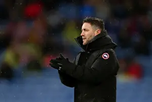 Bristol City's Lee Johnson Motivates Team at Turf Moor during Burnley FA Cup Clash