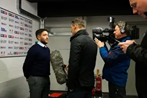 Bristol City V Sheffield Wednesday Prints: Bristol City's Lee Johnson Reacts After Hard-Fought Championship Clash Against Sheffield Wednesday